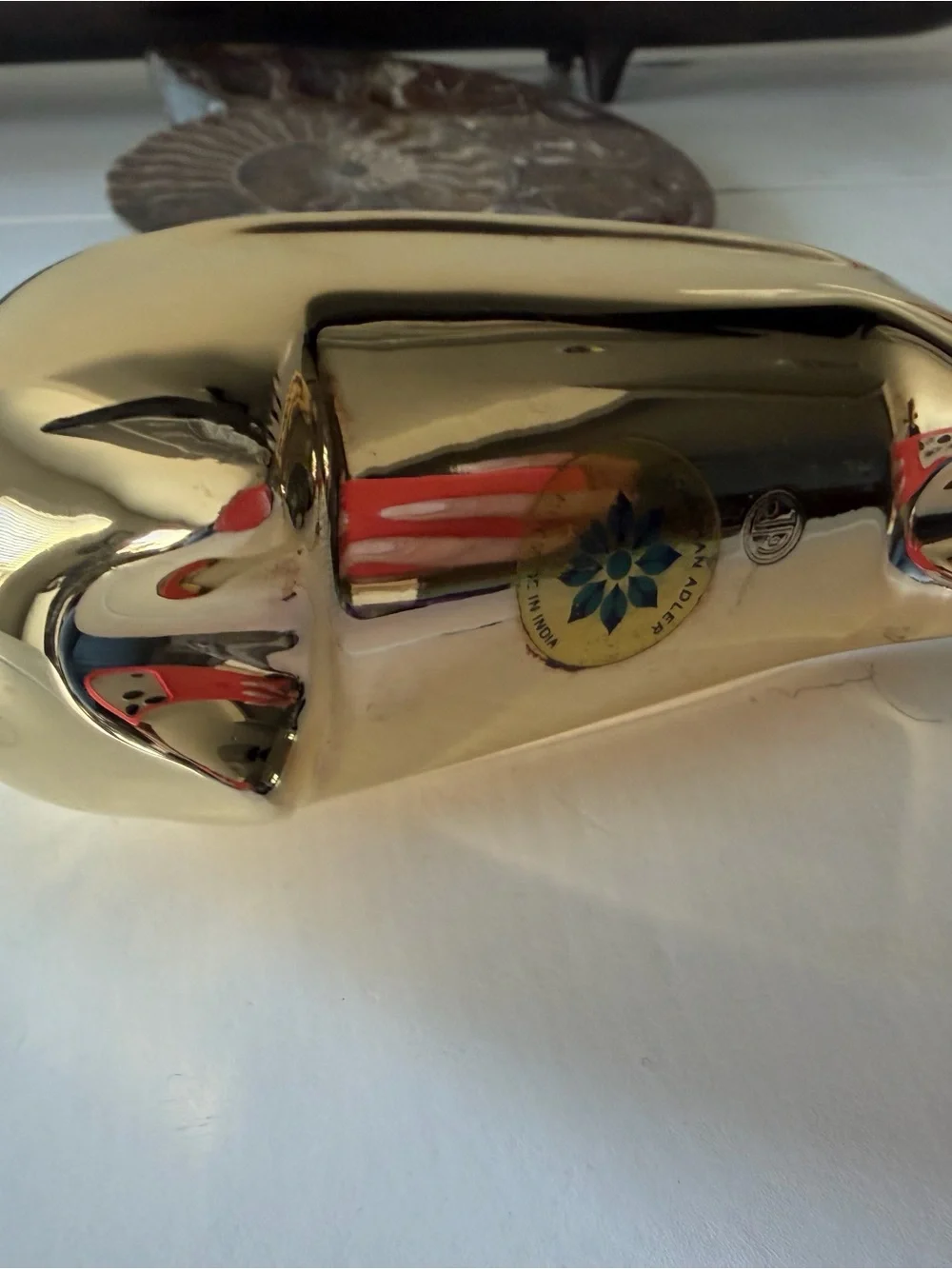 Jonathan Adler Brass Dachshund Ring Bowl Trinket Dish